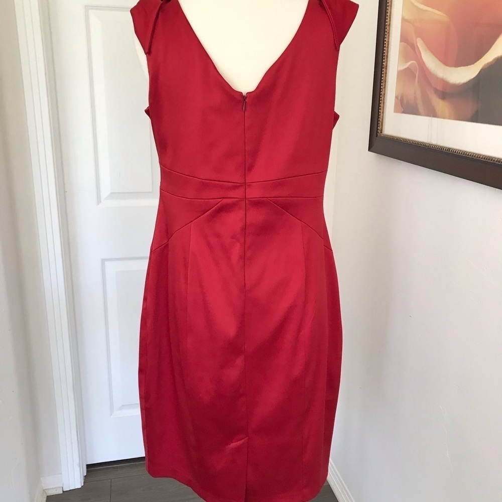 Red Satin Dress - Picture 5 of 6